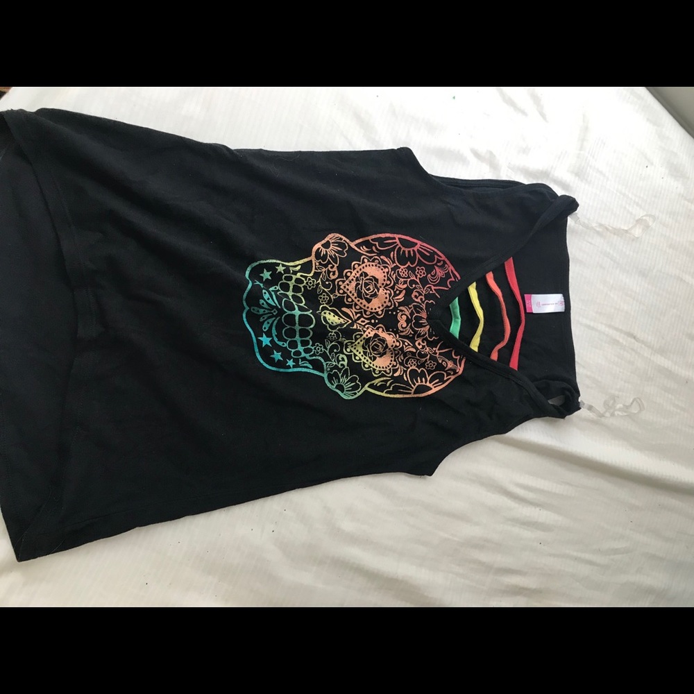 Skull face shirt